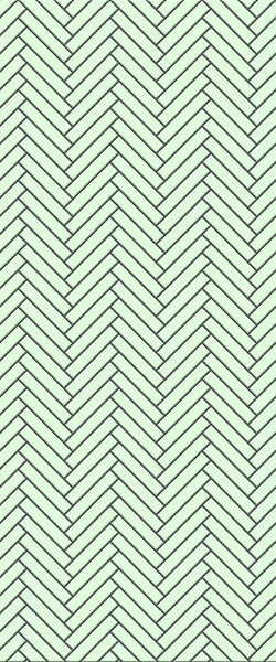 Green Double Herringbone Tile Acrylic Shower Wall Panel 2440mm x 1220mm (3mm Thick)