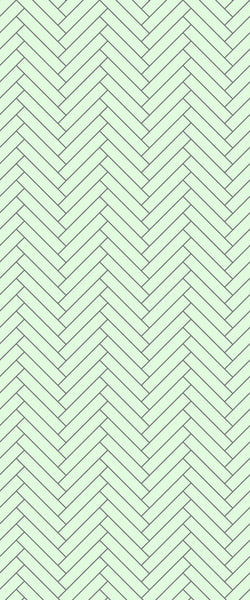 Sample of Green Double Herringbone Tile Acrylic Shower Wall Panel 2440mm x 1220mm