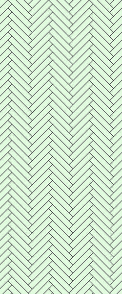 Green Double Herringbone Tile Acrylic Shower Wall Panel 2440mm x 1220mm (3mm Thick)