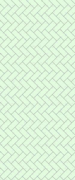 Green Diagonal Herringbone Tile Acrylic Shower Wall Panel 2440mm x 1220mm (3mm Thick) - CladdTech