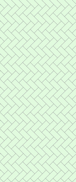 Green Diagonal Herringbone Tile Acrylic Shower Wall Panel 2440mm x 1220mm (3mm Thick) - CladdTech