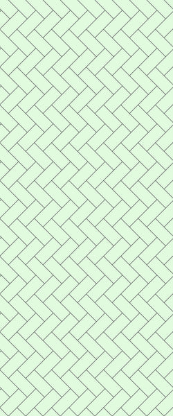 Green Diagonal Herringbone Tile Acrylic Shower Wall Panel 2440mm x 1220mm (3mm Thick) - CladdTech