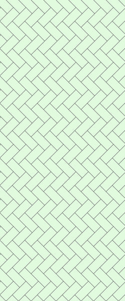 Green Diagonal Herringbone Tile Acrylic Shower Wall Panel 2440mm x 1220mm (3mm Thick) - CladdTech