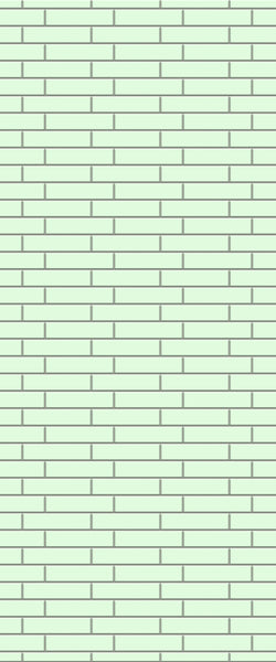 Green Brickslips Tile Acrylic Shower Wall Panel 2440mm x 1220mm (3mm Thick) - CladdTech