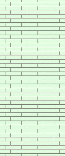 Green Brickslips Tile Acrylic Shower Wall Panel 2440mm x 1220mm (3mm Thick) - CladdTech