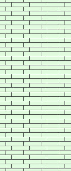 Green Brickslips Tile Acrylic Shower Wall Panel 2440mm x 1220mm (3mm Thick) - CladdTech