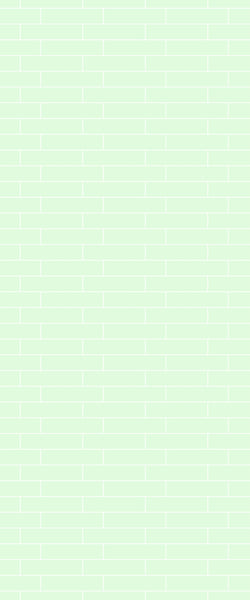 Green Brickslips Tile Acrylic Shower Wall Panel 2440mm x 1220mm (3mm Thick) - CladdTech