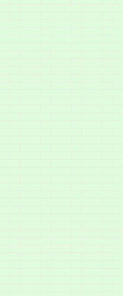 Green Brickslips Tile Acrylic Shower Wall Panel 2440mm x 1220mm (3mm Thick) - CladdTech