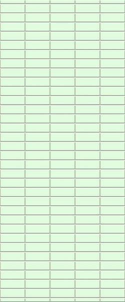Green Horizontal Block Tile Acrylic Shower Wall Panel 2440mm x 1220mm (3mm Thick) - CladdTech