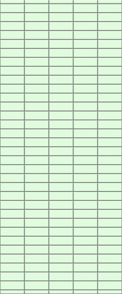 Green Horizontal Block Tile Acrylic Shower Wall Panel 2440mm x 1220mm (3mm Thick) - CladdTech