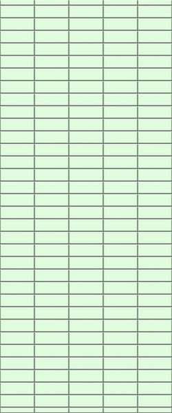 Green Horizontal Block Tile Acrylic Shower Wall Panel 2440mm x 1220mm (3mm Thick) - CladdTech