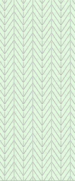 Green Chevron Tile Acrylic Shower Wall Panel 2440mm x 1220mm (3mm Thick) - CladdTech