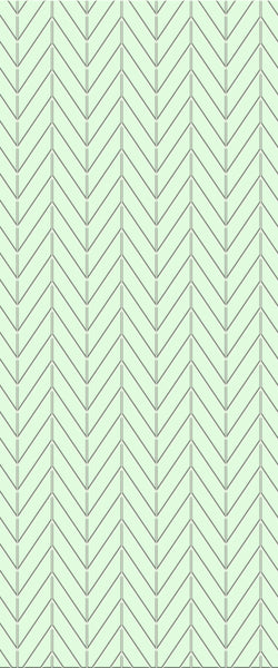 Green Chevron Tile Acrylic Shower Wall Panel 2440mm x 1220mm (3mm Thick) - CladdTech