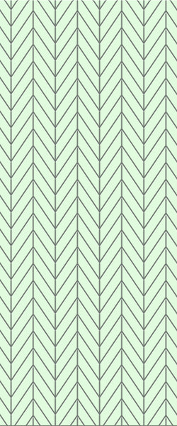 Green Chevron Tile Acrylic Shower Wall Panel 2440mm x 1220mm (3mm Thick) - CladdTech