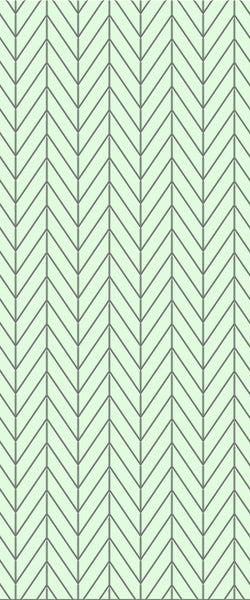 Green Chevron Tile Acrylic Shower Wall Panel 2440mm x 1220mm (3mm Thick) - CladdTech