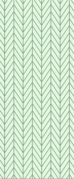 Green Chevron Tile Acrylic Shower Wall Panel 2440mm x 1220mm (3mm Thick) - CladdTech