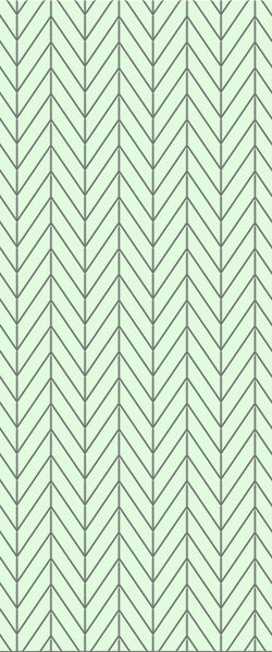 Green Chevron Tile Acrylic Shower Wall Panel 2440mm x 1220mm (3mm Thick) - CladdTech