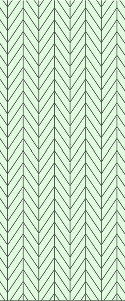 Green Chevron Tile Acrylic Shower Wall Panel 2440mm x 1220mm (3mm Thick) - CladdTech