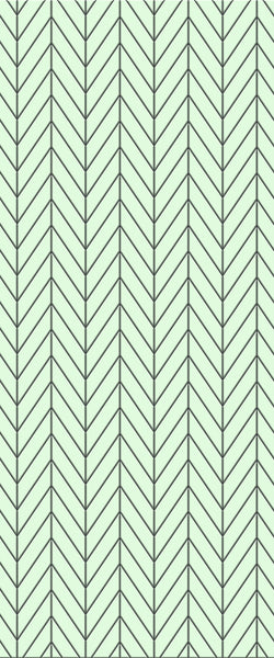 Green Chevron Tile Acrylic Shower Wall Panel 2440mm x 1220mm (3mm Thick) - CladdTech