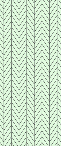 Green Chevron Tile Acrylic Shower Wall Panel 2440mm x 1220mm (3mm Thick) - CladdTech