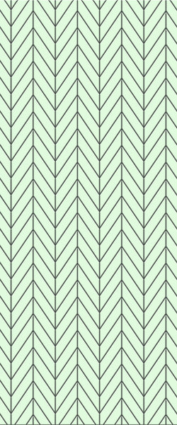 Green Chevron Tile Acrylic Shower Wall Panel 2440mm x 1220mm (3mm Thick) - CladdTech