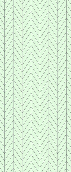 Green Chevron Tile Acrylic Shower Wall Panel 2440mm x 1220mm (3mm Thick) - CladdTech