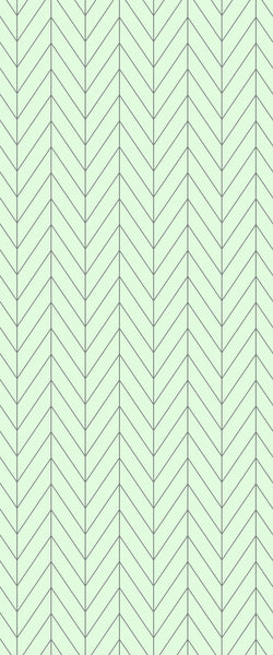 Green Chevron Tile Acrylic Shower Wall Panel 2440mm x 1220mm (3mm Thick) - CladdTech