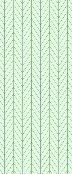 Green Chevron Tile Acrylic Shower Wall Panel 2440mm x 1220mm (3mm Thick) - CladdTech