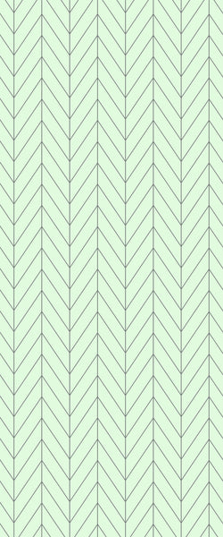 Green Chevron Tile Acrylic Shower Wall Panel 2440mm x 1220mm (3mm Thick) - CladdTech