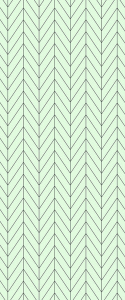 Green Chevron Tile Acrylic Shower Wall Panel 2440mm x 1220mm (3mm Thick) - CladdTech