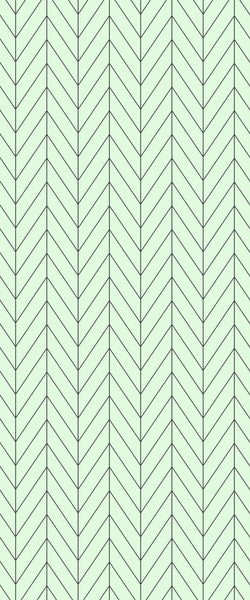 Green Chevron Tile Acrylic Shower Wall Panel 2440mm x 1220mm (3mm Thick) - CladdTech