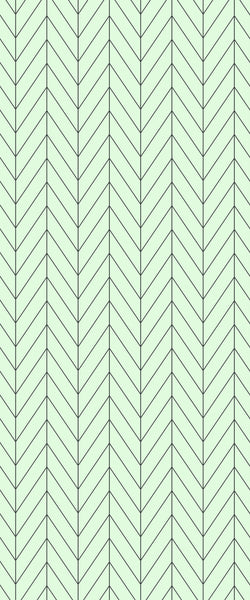 Green Chevron Tile Acrylic Shower Wall Panel 2440mm x 1220mm (3mm Thick) - CladdTech