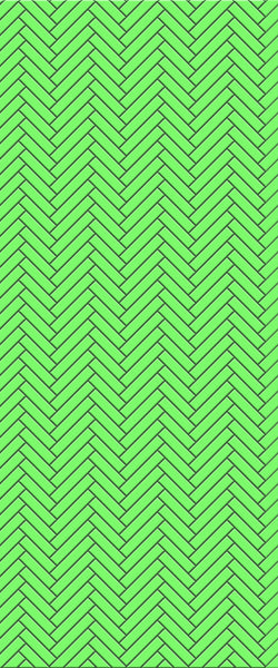 Green Single Herringbone Tile Acrylic Shower Wall Panel 2440mm x 1220mm (3mm Thick) - CladdTech