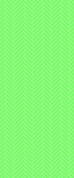 Green Single Herringbone Tile Acrylic Shower Wall Panel 2440mm x 1220mm (3mm Thick) - CladdTech