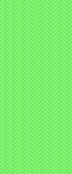 Green Single Herringbone Tile Acrylic Shower Wall Panel 2440mm x 1220mm (3mm Thick) - CladdTech