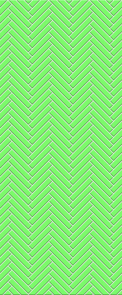 Sample of Green Double Herringbone Tile Acrylic Shower Wall Panel 2440mm x 1220mm