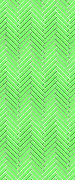 Green Double Herringbone Tile Acrylic Shower Wall Panel 2440mm x 1220mm (3mm Thick)
