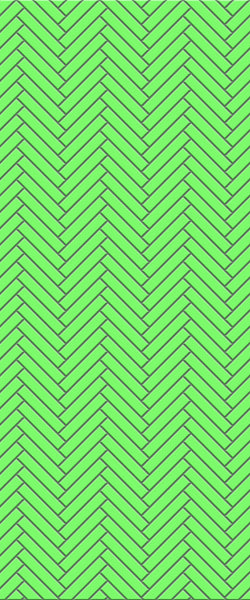 Green Double Herringbone Tile Acrylic Shower Wall Panel 2440mm x 1220mm (3mm Thick)