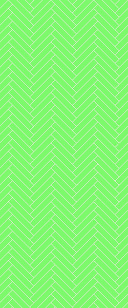 Sample of Green Double Herringbone Tile Acrylic Shower Wall Panel 2440mm x 1220mm