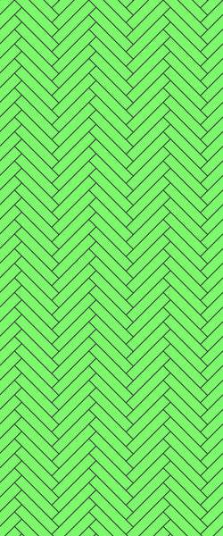Sample of Green Double Herringbone Tile Acrylic Shower Wall Panel 2440mm x 1220mm