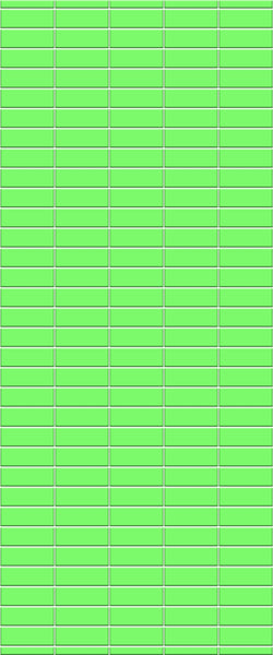 Green Horizontal Block Tile Acrylic Shower Wall Panel 2440mm x 1220mm (3mm Thick) - CladdTech