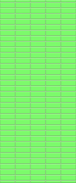 Green Horizontal Block Tile Acrylic Shower Wall Panel 2440mm x 1220mm (3mm Thick) - CladdTech