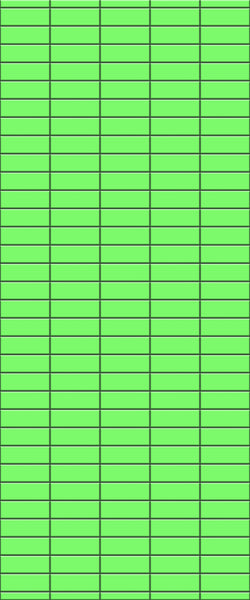 Green Horizontal Block Tile Acrylic Shower Wall Panel 2440mm x 1220mm (3mm Thick) - CladdTech