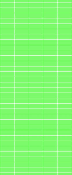 Green Horizontal Block Tile Acrylic Shower Wall Panel 2440mm x 1220mm (3mm Thick) - CladdTech