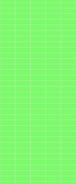 Green Horizontal Block Tile Acrylic Shower Wall Panel 2440mm x 1220mm (3mm Thick) - CladdTech