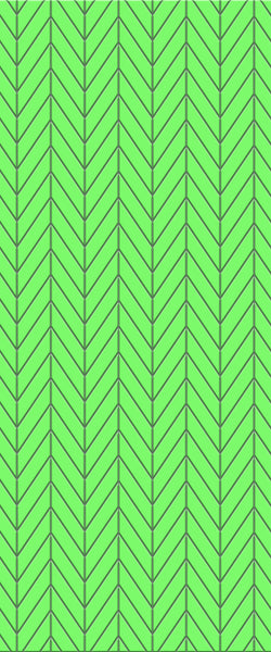 Green Chevron Tile Acrylic Shower Wall Panel 2440mm x 1220mm (3mm Thick) - CladdTech
