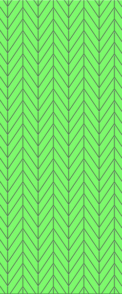 Green Chevron Tile Acrylic Shower Wall Panel 2440mm x 1220mm (3mm Thick) - CladdTech