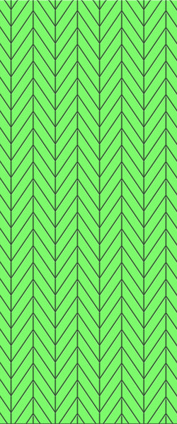 Green Chevron Tile Acrylic Shower Wall Panel 2440mm x 1220mm (3mm Thick) - CladdTech