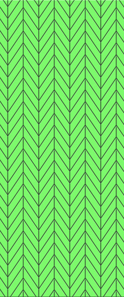 Green Chevron Tile Acrylic Shower Wall Panel 2440mm x 1220mm (3mm Thick) - CladdTech
