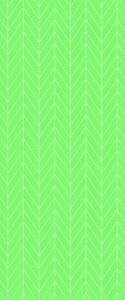 Green Chevron Tile Acrylic Shower Wall Panel 2440mm x 1220mm (3mm Thick) - CladdTech